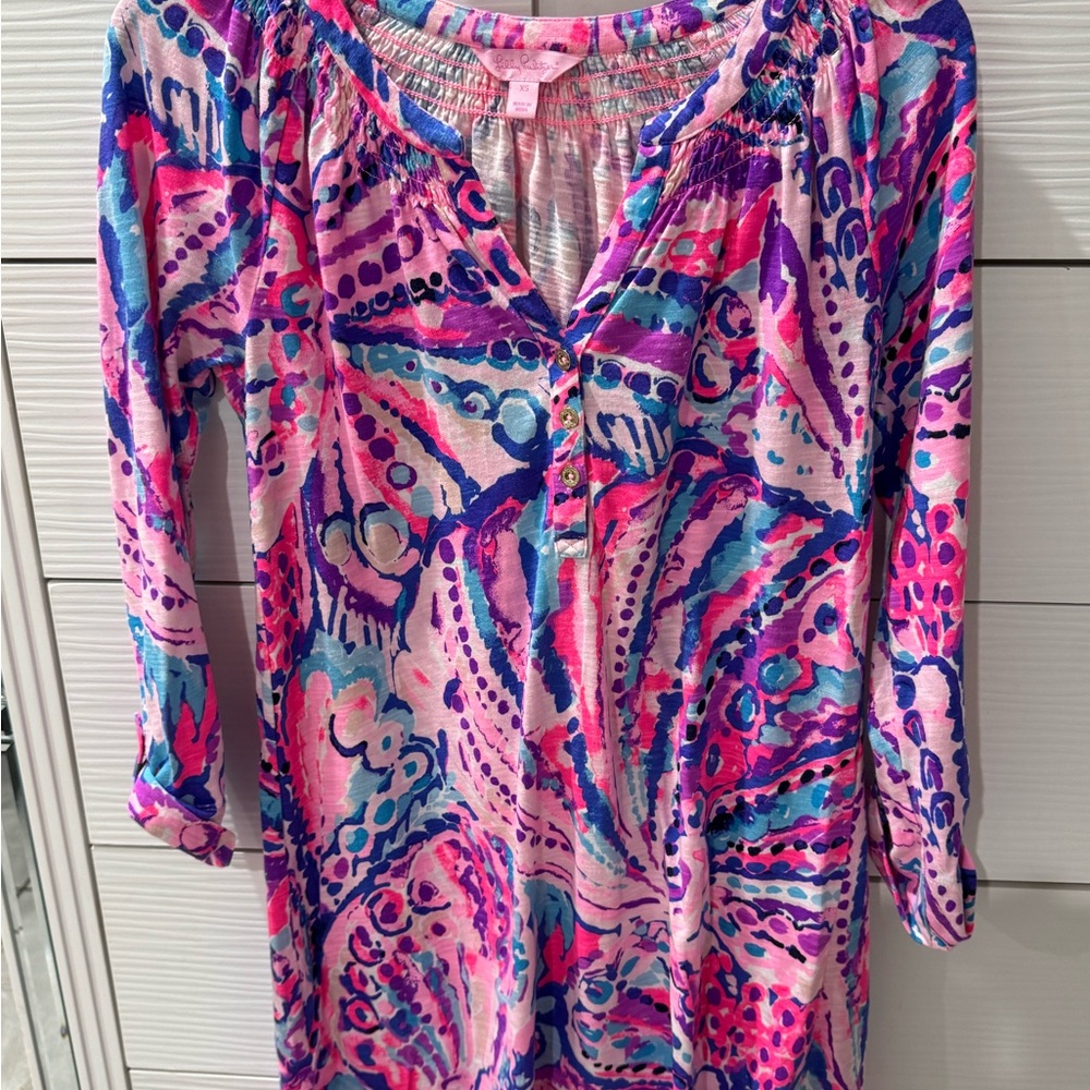 Lilly Pulitzer Vibrant Multicolor Women's Dress